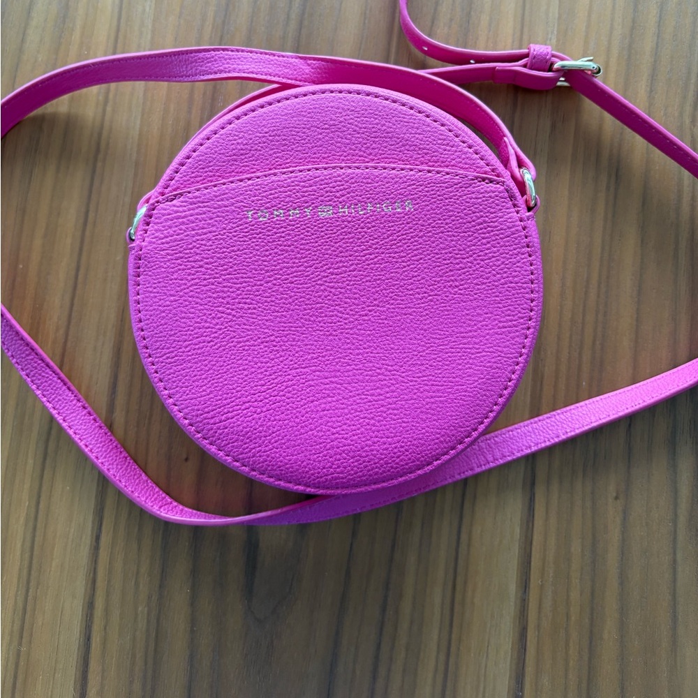 Cute mini round pink bag